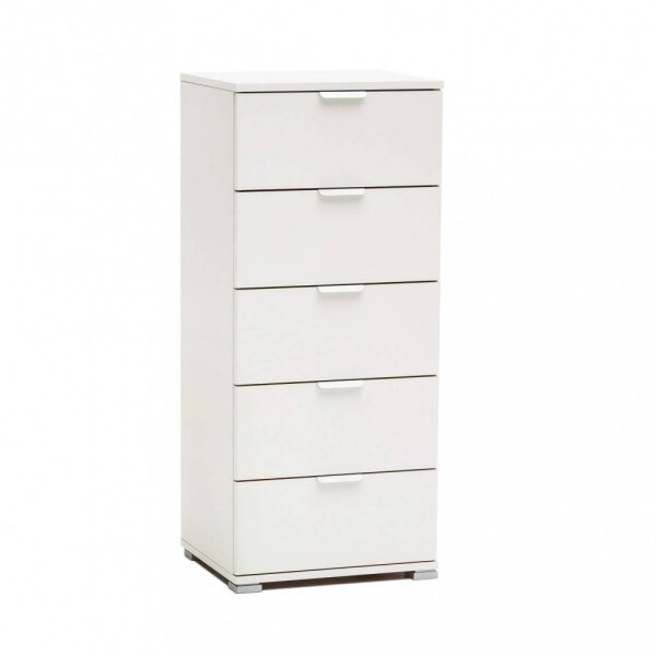 Cassettiera 5 cassetti in Truciolare cm 45x38x103 – AMBRO