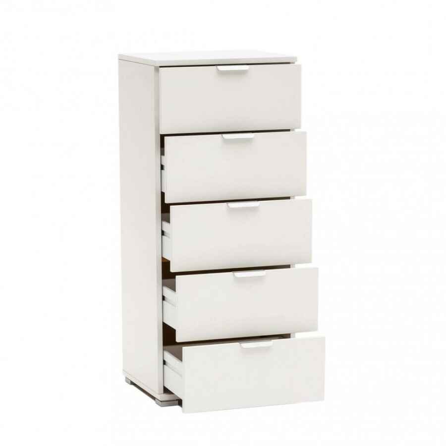 Cassettiera 5 cassetti in Truciolare cm 45x38x103 – AMBRO