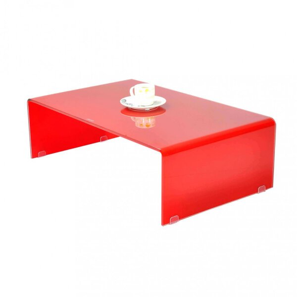 Tavolino in vetro in Vetro cm 100x60x30 – MARVIN