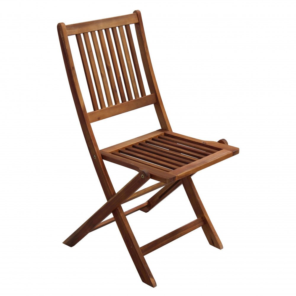 Sedia da Giardino Pieghevole in Legno,Acacia cm 46x56x89 – MORT
