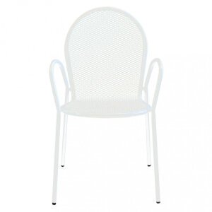 Poltrona da Giardino Impilabile in Acciaio cm 51x61x90 – JOEL