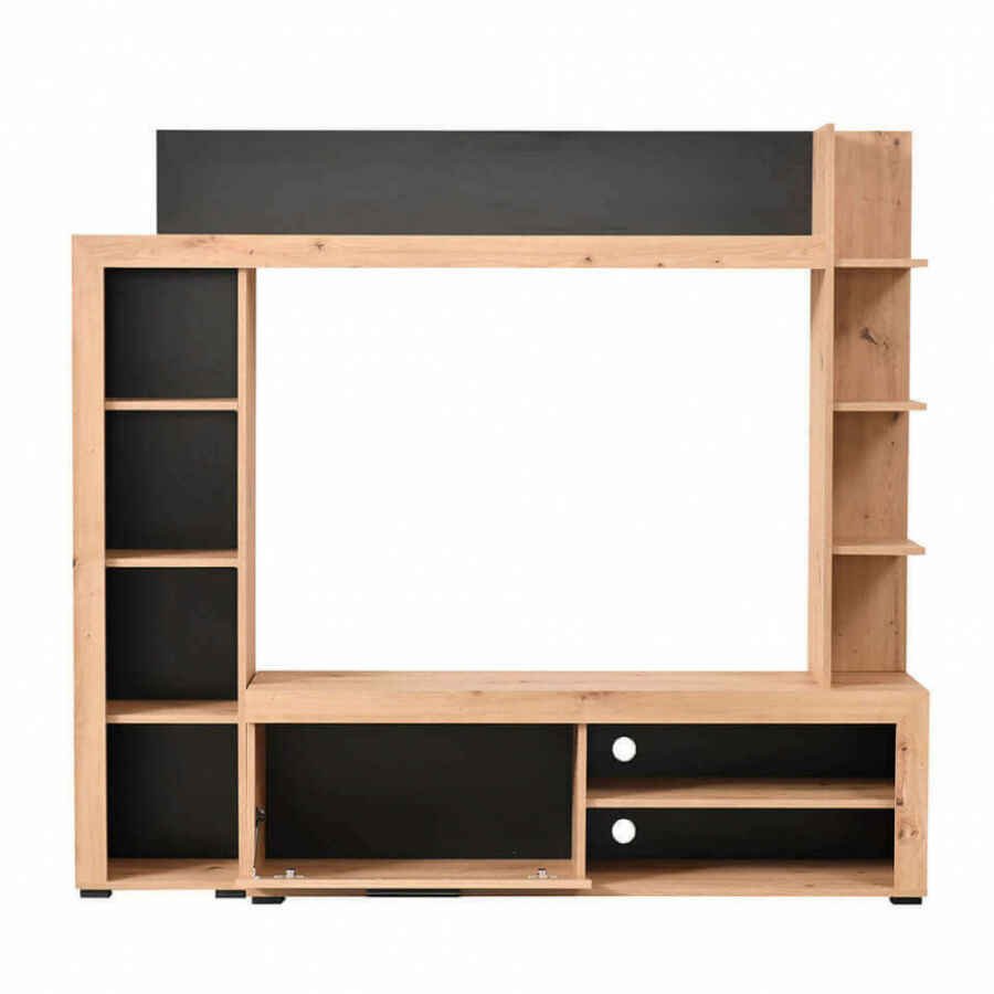 parete attrezzata moderna cm 172,5 x 33 x 157,5 h – ZENWOOD
