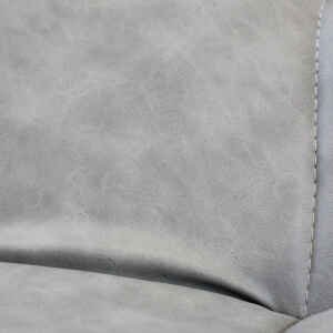 Poltrona per Sala da Pranzo in Ecopelle,Metallo cm 44x50x83 – WINNY
