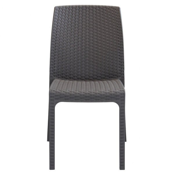 Sedia da Giardino Impilabile in Wicker cm 47x59x86 – VIRGINIA