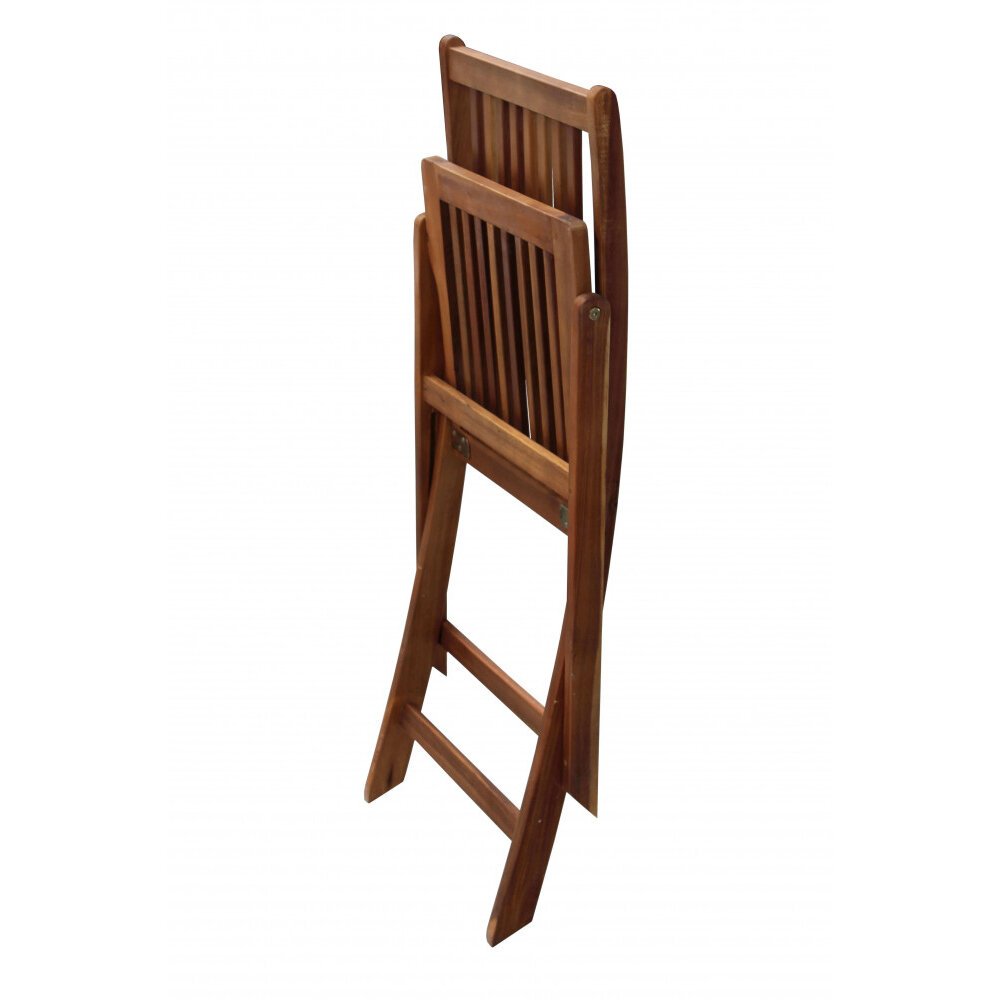 Sedia da Giardino Pieghevole in Legno,Acacia cm 46x56x89 – MORT