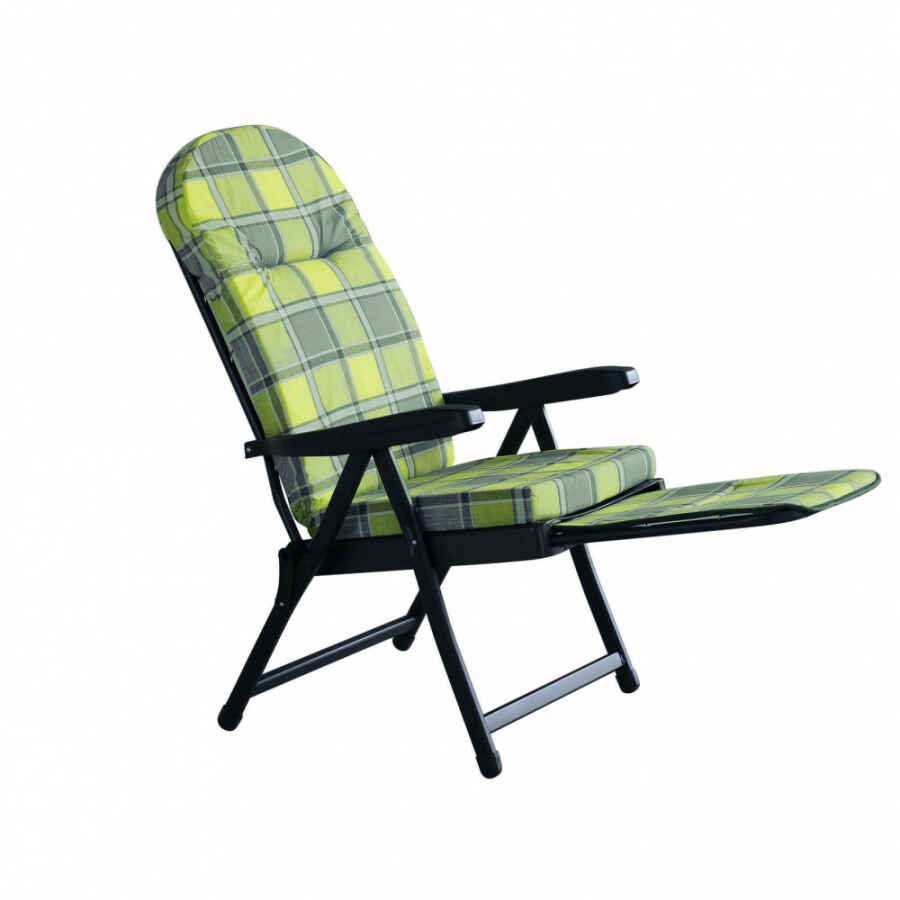 Poltrona Sdraio relax reclinabile in Tessuto cm 155x60x60 – QUENTIN