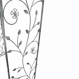 Arco decorativo bianco ossidato in Acciaio cm 135×47,5×230 – NARDI