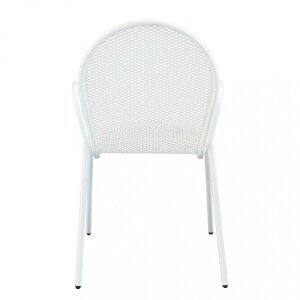 Poltrona da Giardino Impilabile in Acciaio cm 51x61x90 – JOEL