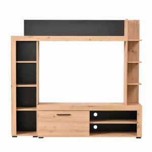 parete attrezzata moderna cm 172,5 x 33 x 157,5 h – ZENWOOD