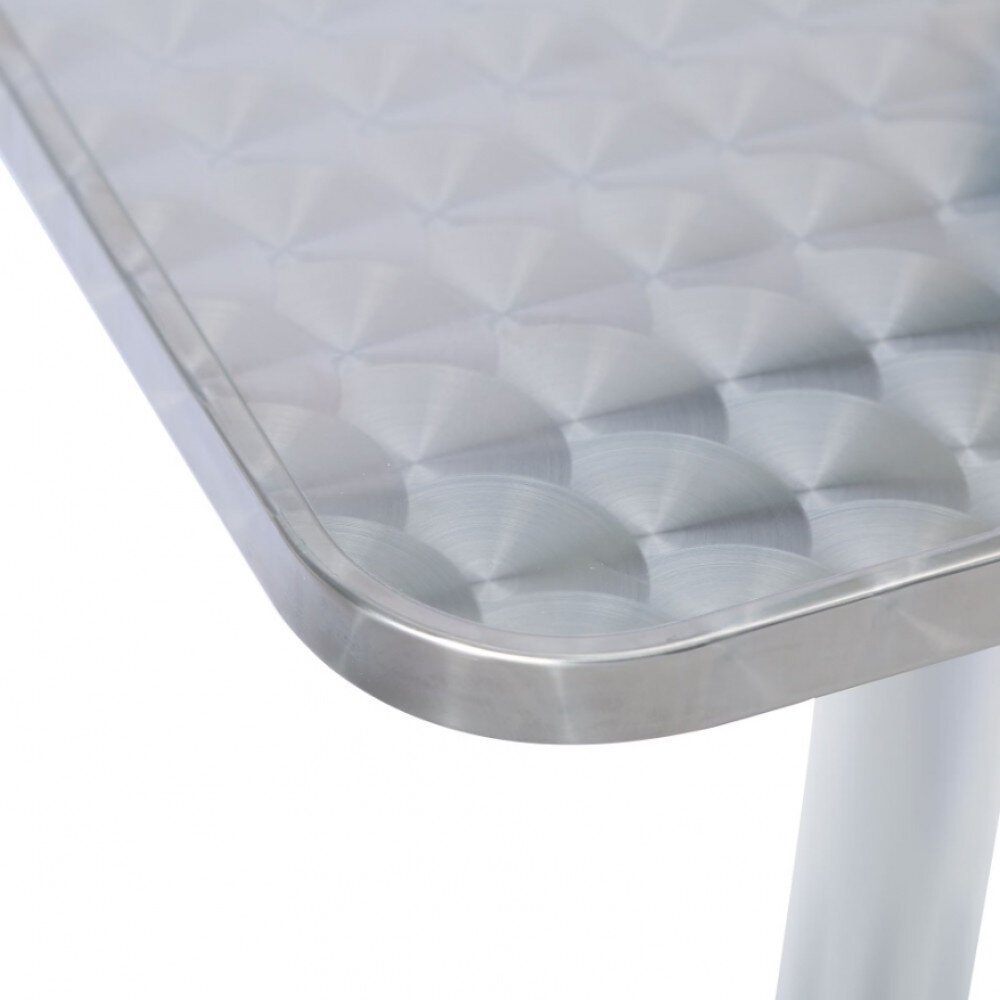 Tavolo Quadrato a Colonna e Alluminio cm 60×60 – TAD