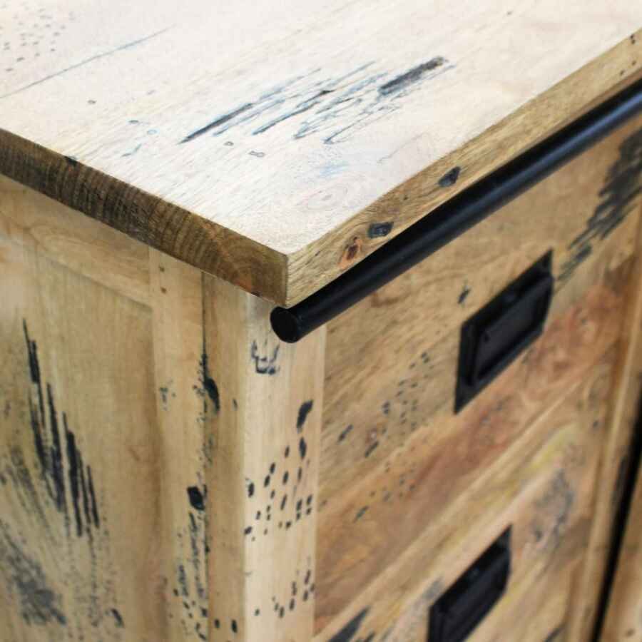 Madia Industrial in Legno cm 150x45x90 – BEIL