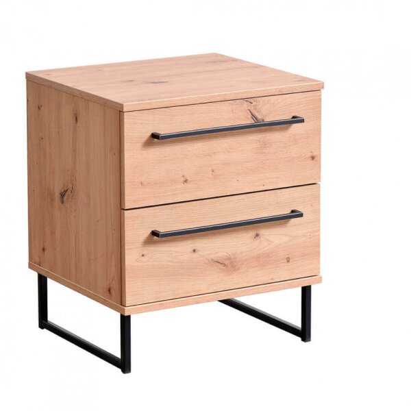 comodino moderno 2 cassetti cm 45,5 x 35 x 54 h – ZENWOOD