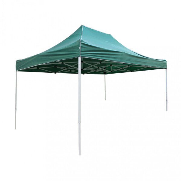 Gazebo Pieghevole con sacca protettiva 3×4,5 in acciaio,poliestere – BRENDON