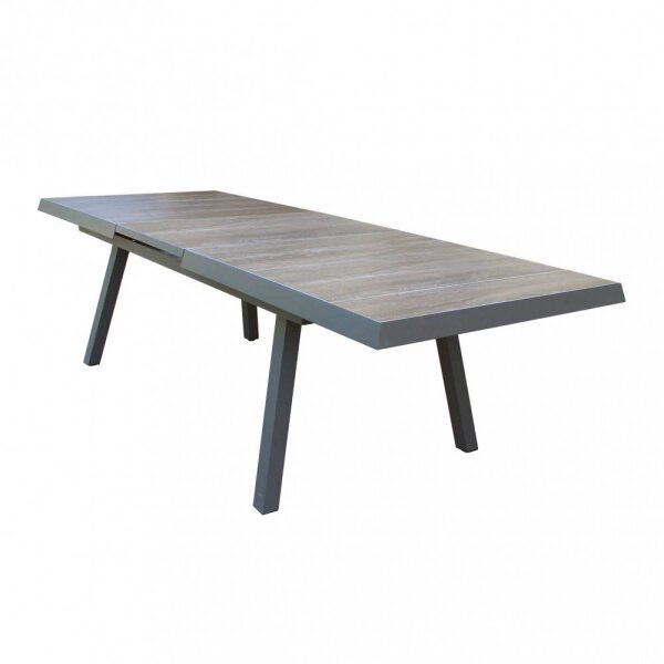 Tavolo da Giardino e piano in Gres 205-265×105 – BRET