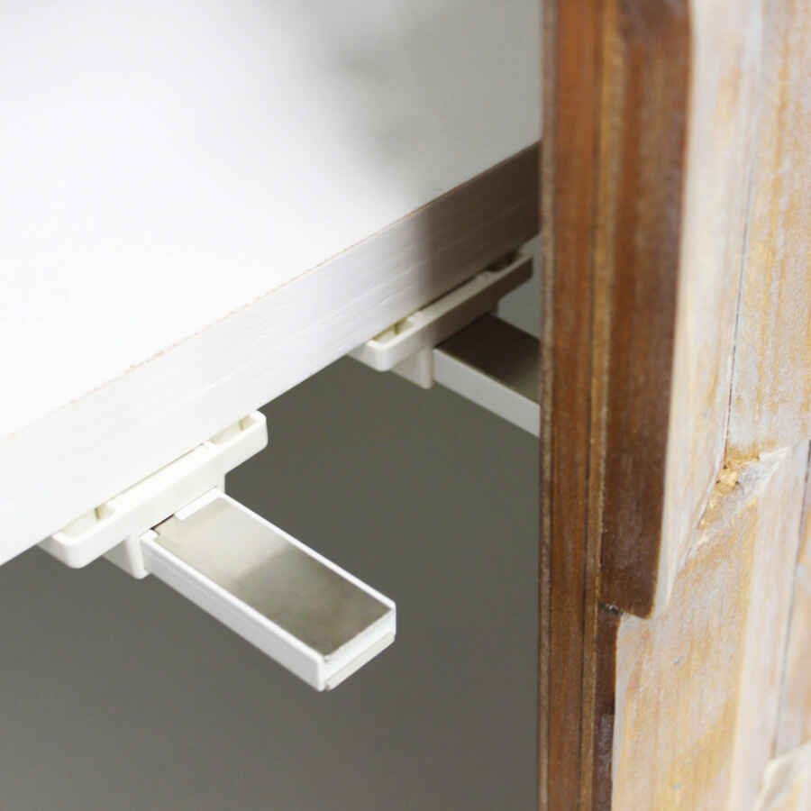 Madia a tre ante con decoro in Legno cm 135x45x80 – JAY