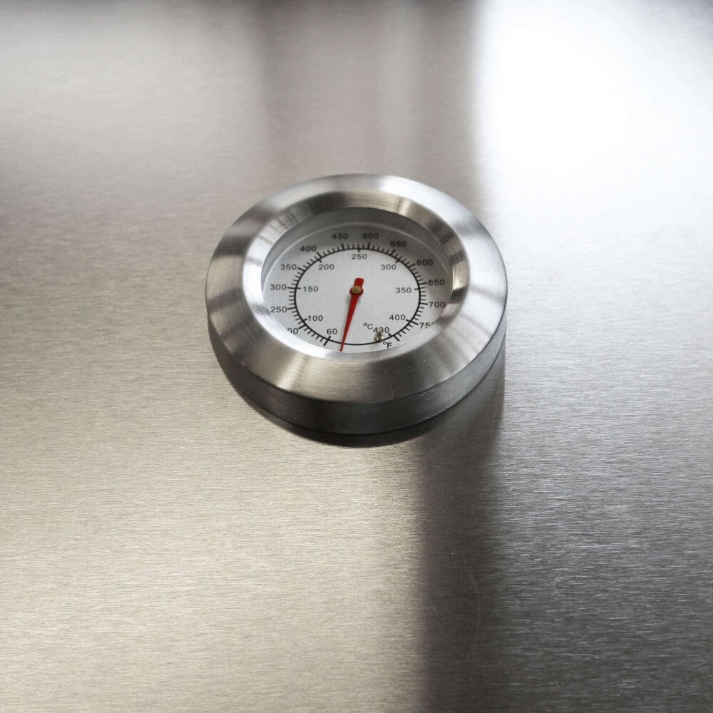 Barbecue a gas Inox 3 fuochi + 1 in Acciaio cm 122x57x112 – ANGUS