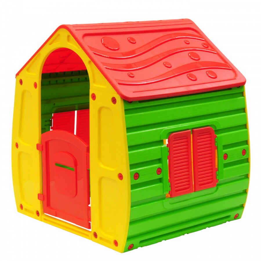 Casetta da Giardino per bambini in Plastica cm 102,5x89x109 – MAGICA