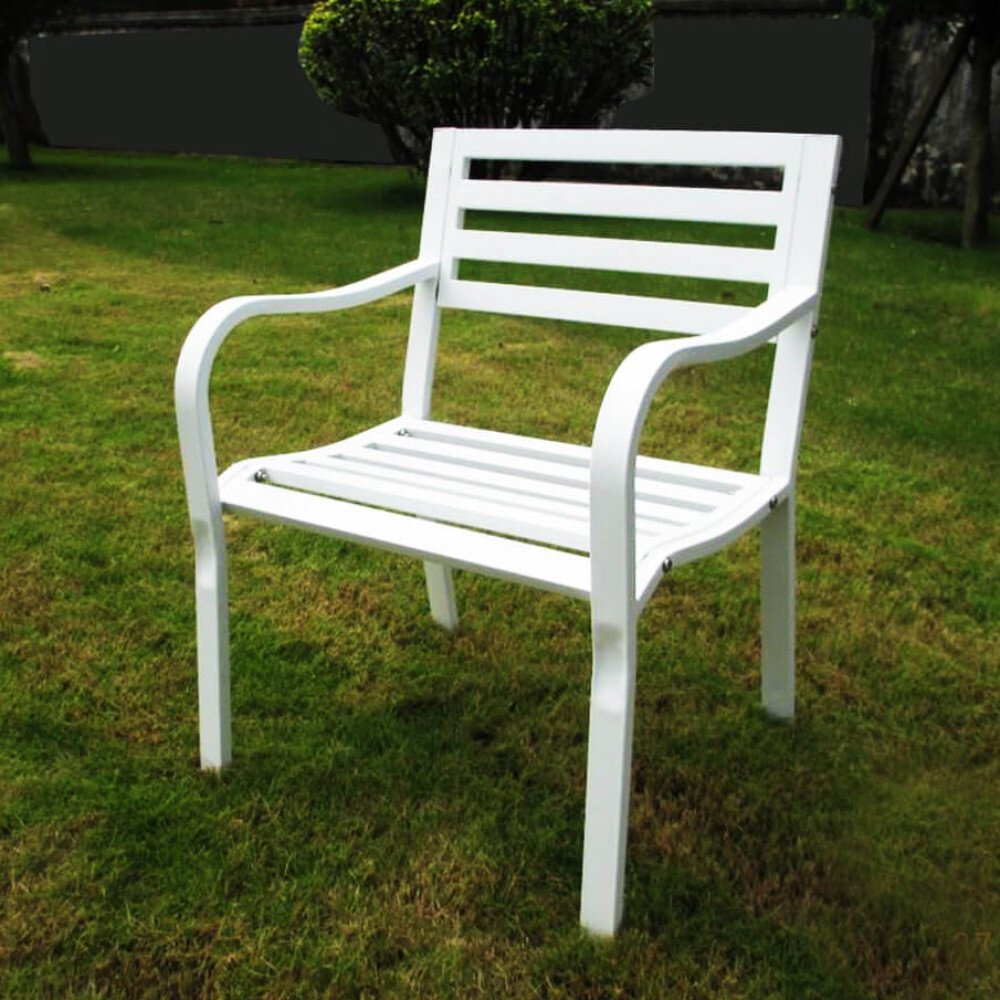 Poltrona da Giardino in Acciaio,Acciaio cm 60x80x56 – BRENT