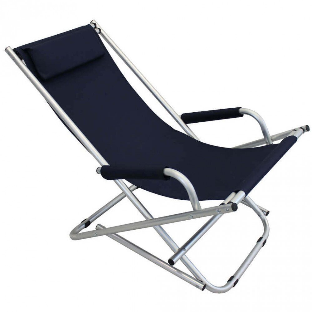 Sdraio mare prendisole Pieghevole in Alluminio,Oxford cm 98x61x72 – WYATT