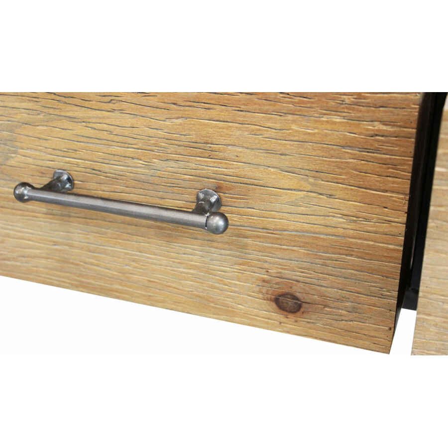 Libreria in Legno,Metallo cm 128×44,5×153,5 – DENE