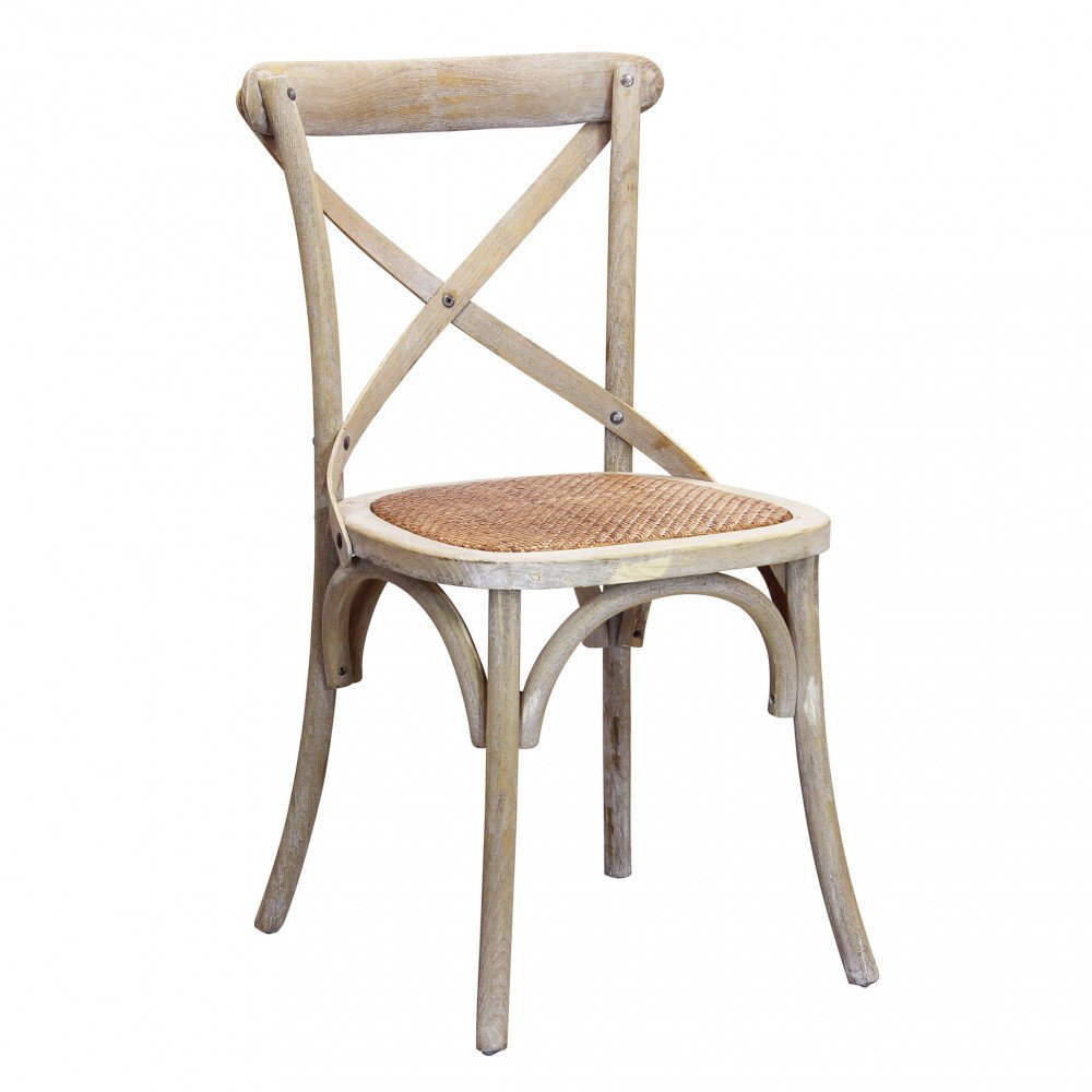 Sedia Vintage per Sala da Pranzo in Legno cm 46x42x87 – CROSS