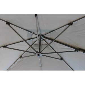 Ombrellone da Giardino decentrato 3×3 in alluminio,poliestere – JAXON