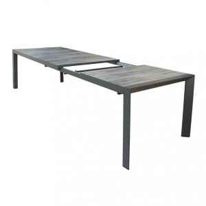 Tavolo da Giardino piano in Ceramica in Alluminio,Gress cm 175×100,5×75 – FALK