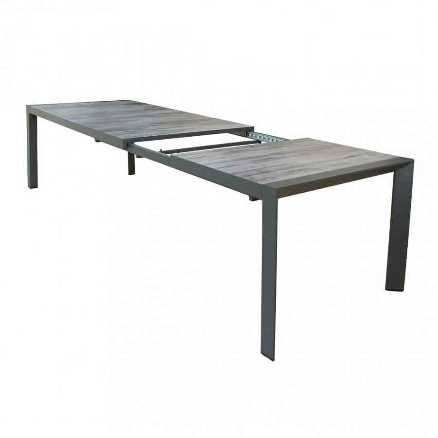 Tavolo da Giardino piano in Ceramica in Alluminio,Gress cm 175×100,5×75 – FALK