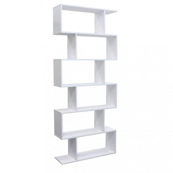 Libreria Moderna di Design in Truciolare cm 80×23,5×190,5 – SAMU