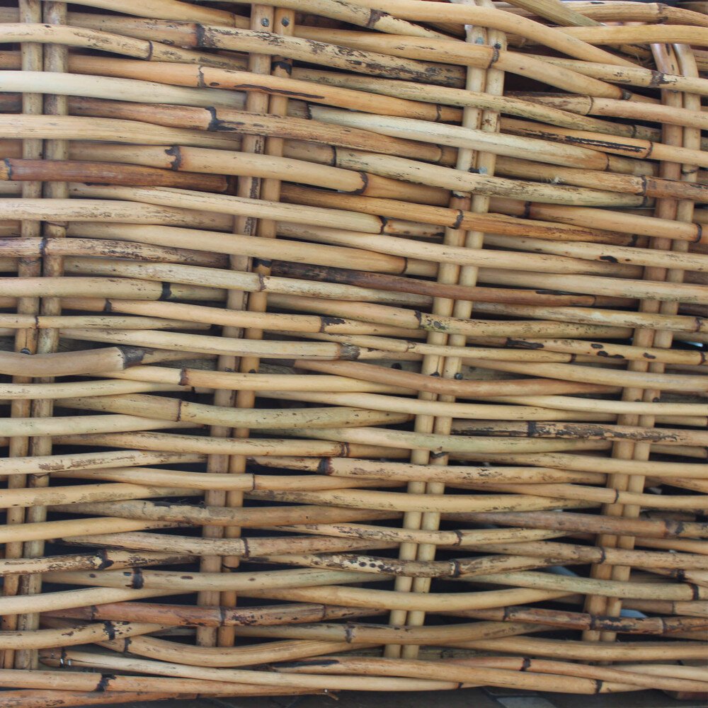 Divano da Giardino componibile con cuscino in Rattan naturale – NATUR