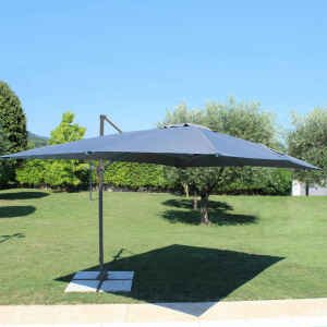 Ombrellone da Giardino decentrato 3×3 in alluminio,poliestere – LENA
