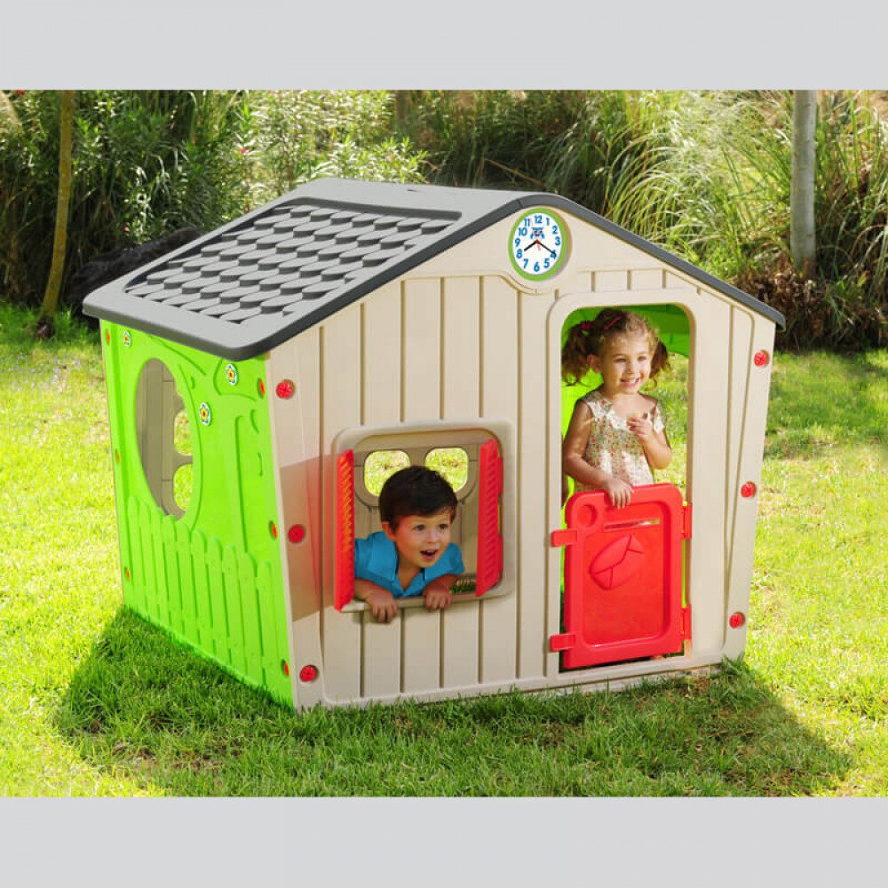 Casetta da Giardino per bambini in Plastica cm 140x108x115 – ANDREW