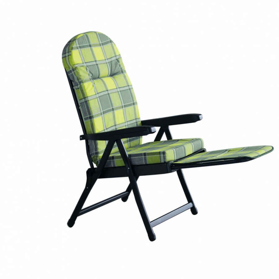 Poltrona Sdraio relax reclinabile in Tessuto cm 155x60x60 – QUENTIN