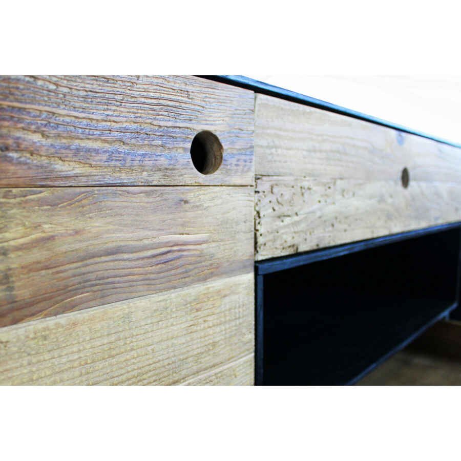 Porta tv in Pino riciclato cm 180x48x60 – JERICHO