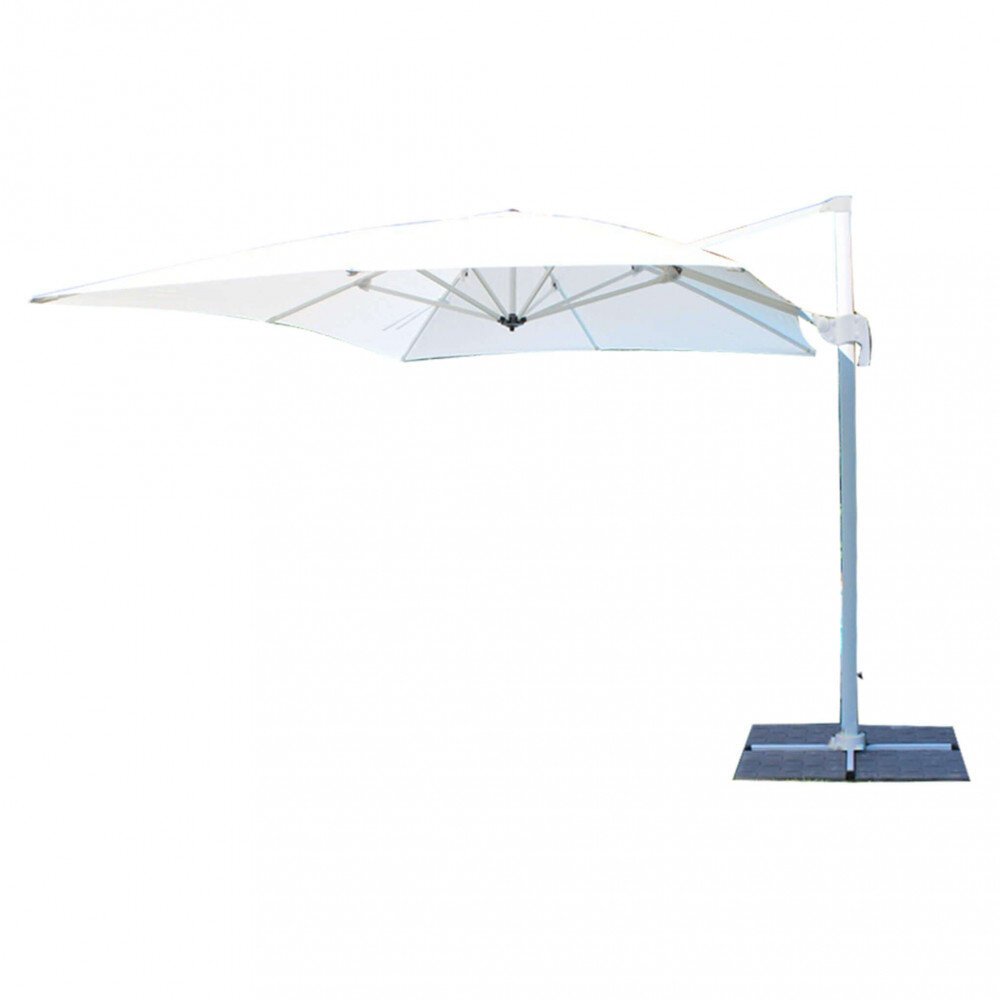Ombrellone da Giardino decentrato 3×3 in alluminio,poliestere – IVAN
