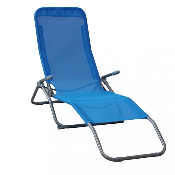 Sdraio mare prendisole Pieghevole in Acciaio,Textilene cm 135x60x95 – LONNY