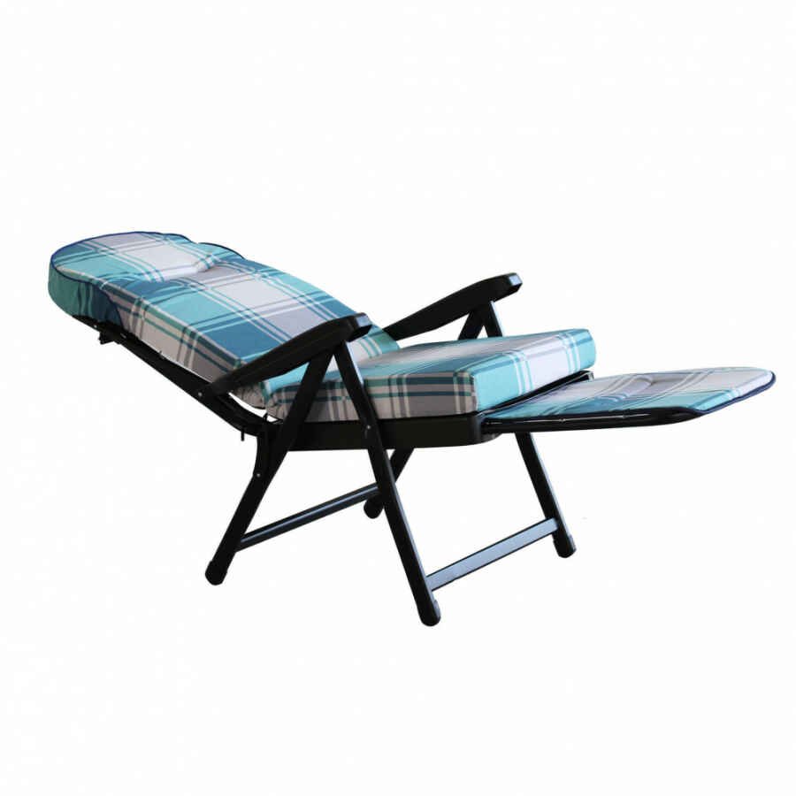 Poltrona Sdraio relax reclinabile in Tessuto cm 155x60x60 – QUENTIN