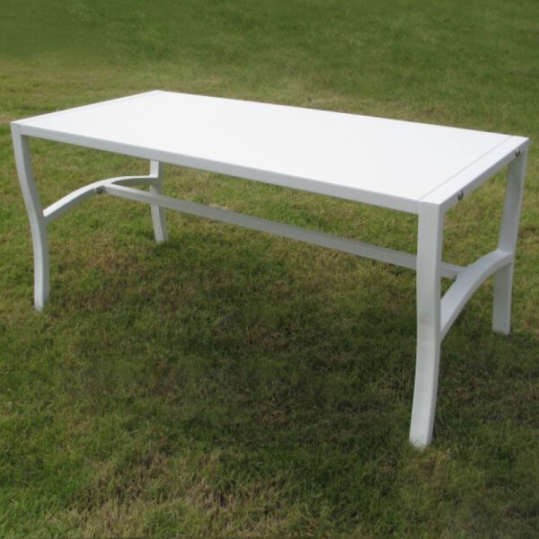 Tavolino da Giardino in Acciaio,Acciaio cm 92x45x45 – BRENT