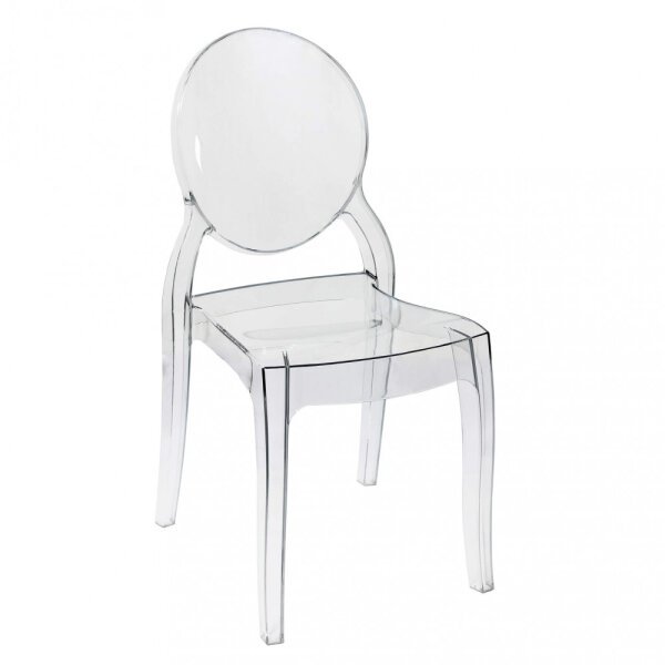 Poltrona Trasparente in Policarbonato cm 50x38x90 – GHOST