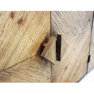 Madia Moderna a 4 ante in Legno,Metallo cm 147x44x85 – IRVING