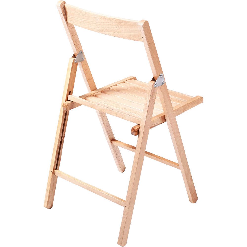 Sedia da Giardino Pieghevole Salvaspazio in Legno cm 88x43x40 – SHANE