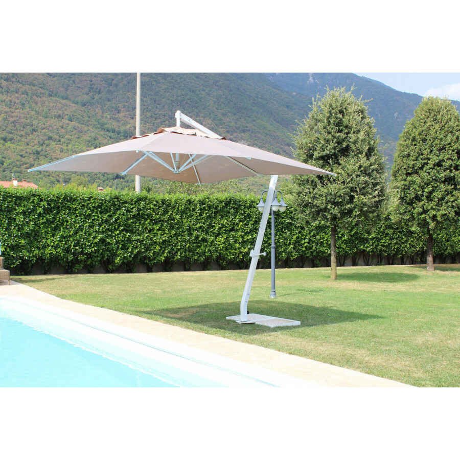 Ombrellone da Giardino decentrato 3×4 in alluminio – MACKENZIE