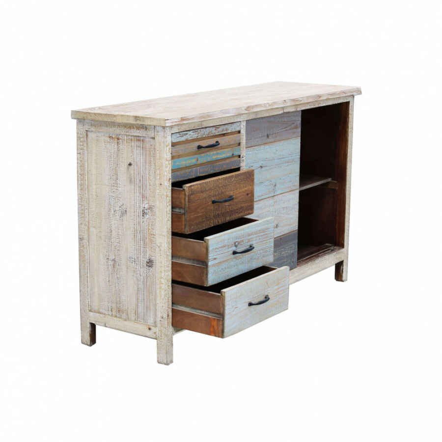 Credenza colorato in Legno cm 140x40x82 – FREDDY