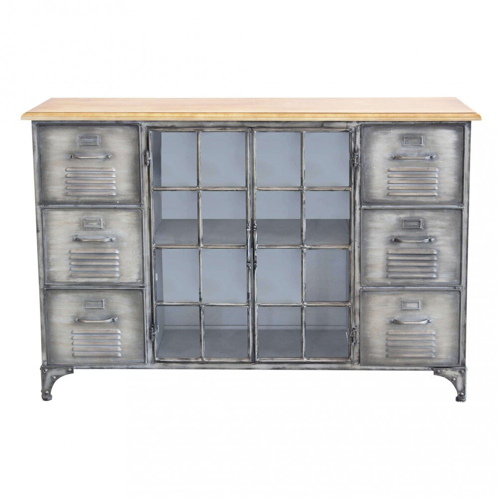 Madia in Acciaio,Legno cm 124,5×40,5×83 – CHRISTMAS