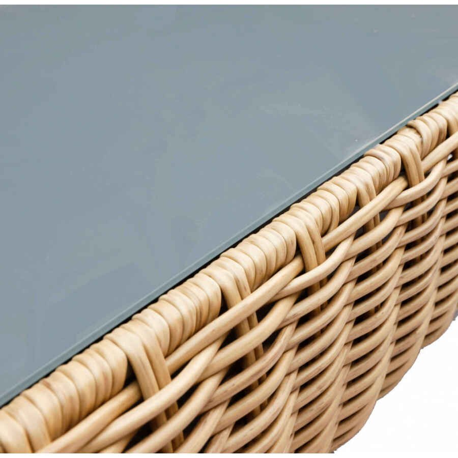 Salotto da Giardino 5 posti con Tavolino in Alluminio,Wicker – RALPHIE
