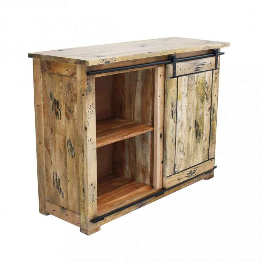 Madia per soggiorno Industrial in Legno cm 120x45x90 – RICK
