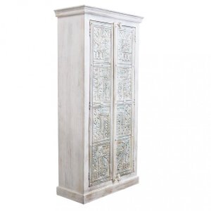 Armadio bianco in Legno cm 90x40x180 – MILLARD