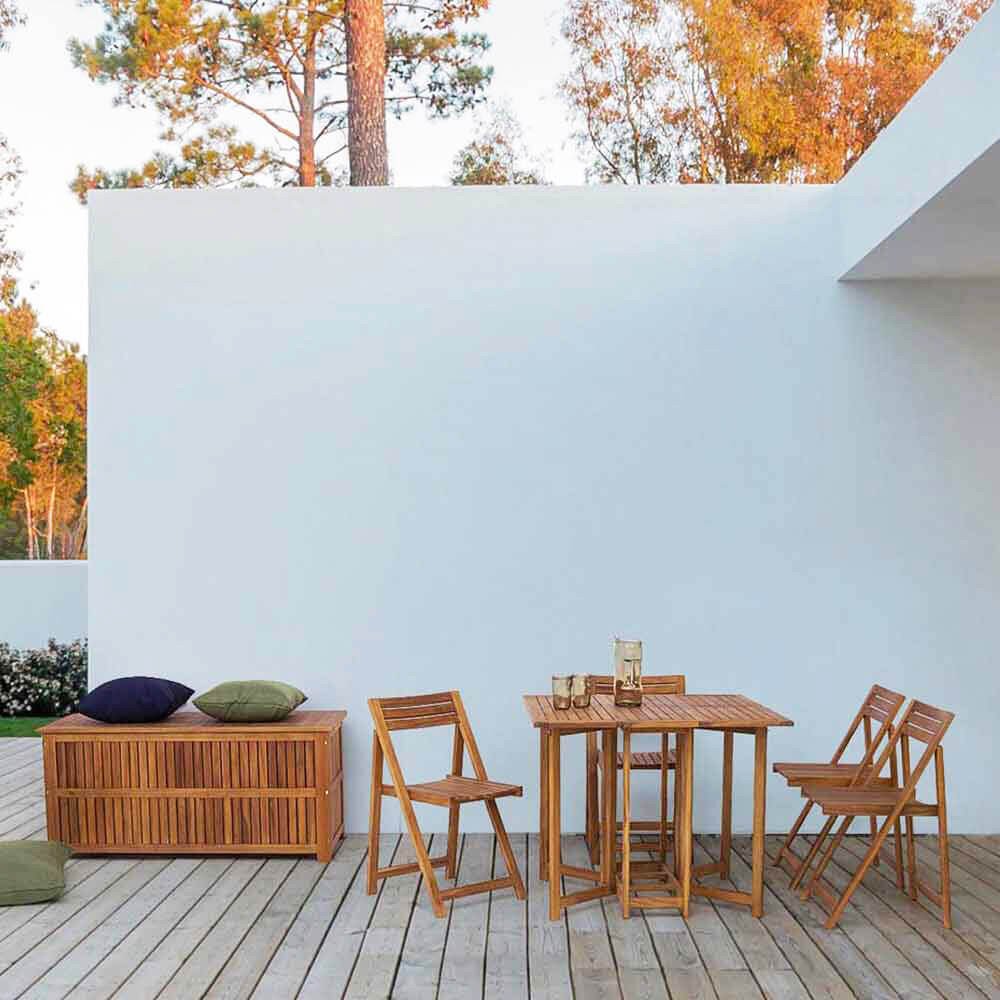Sedia da Giardino Pieghevole in Acacia cm 44x47x78 – ETHAN