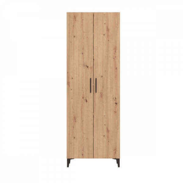 armadio due ante moderno minimal in legno cm 67,4 x 34,8 x 195 h – JOSE