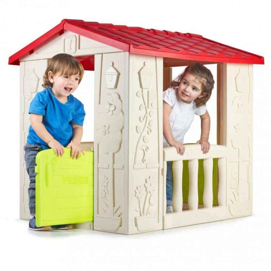 Casetta da Giardino per bambini in Plastica cm 104x90x101,5 – XAVIOR